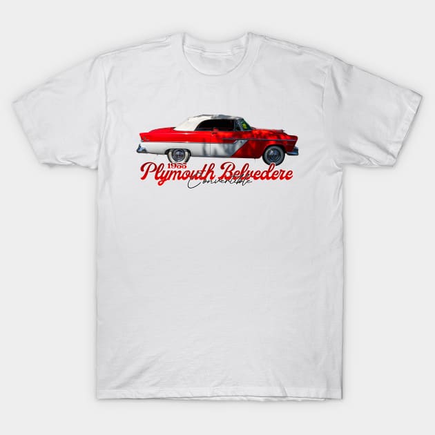 1955 Plymouth Belvedere Convertible T-Shirt by Gestalt Imagery